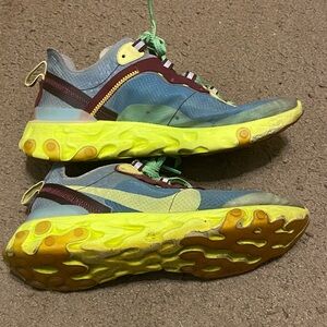 Nike‎ React Element 87 Undercover Lakeside Electric Yellow BQ2718-400 Size 6.5